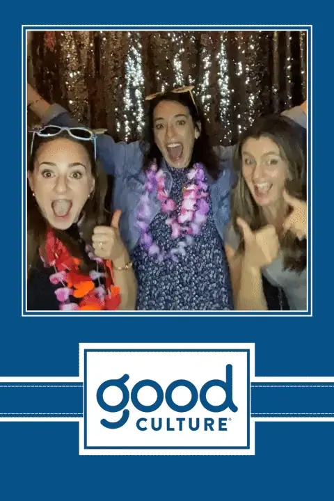 Boomerang: Guests at the Good Culture event in a FastBooth photo booth, 2026
